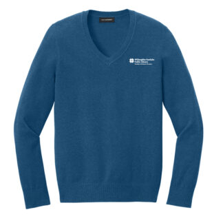 W-E Library Ladies V-Neck Sweater