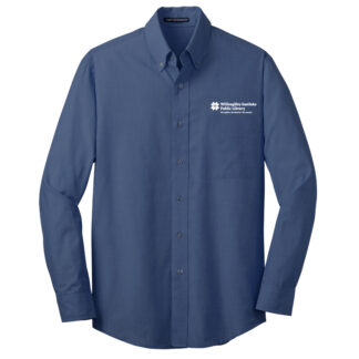 W-E Library Crosshatch Easy Care Shirt