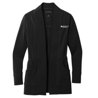 W-E Library Ladies Microterry Cardigan