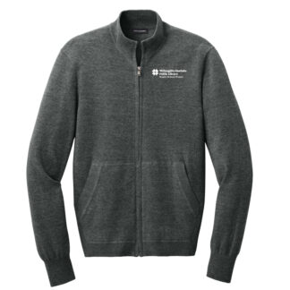 W-E Library Easy Care Full-Zip Sweater
